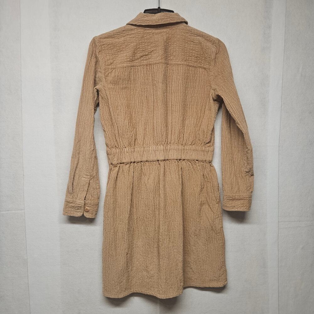 J. Crew Zip-front cinched dress in corduroy Brown Size 6 - Picture 10 of 10